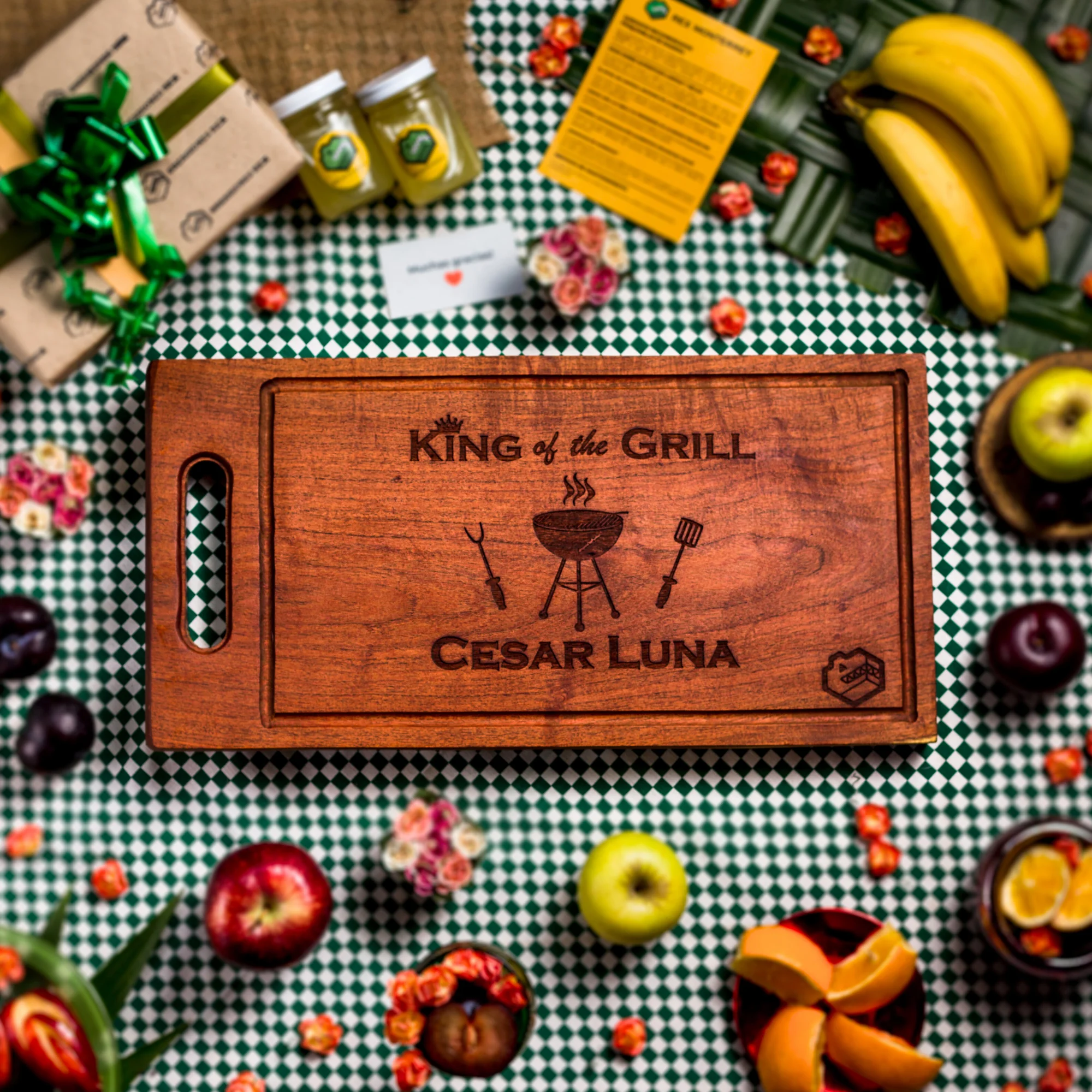 Tabla para cortar Con Agarradera Personalizada