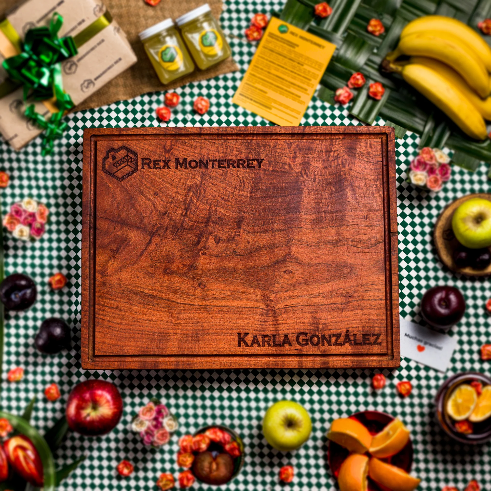 Tabla Rectangular Parrillera Personalizada de 35x45cm